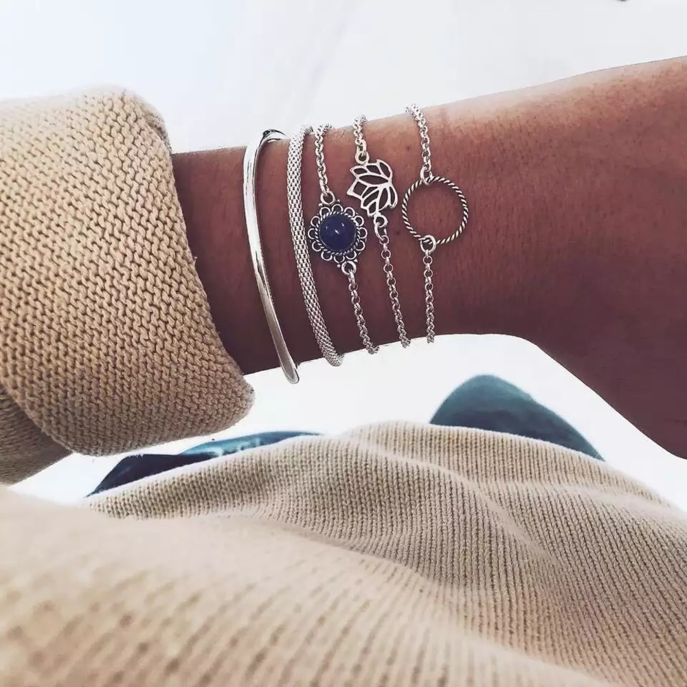 Cute silver bracelets